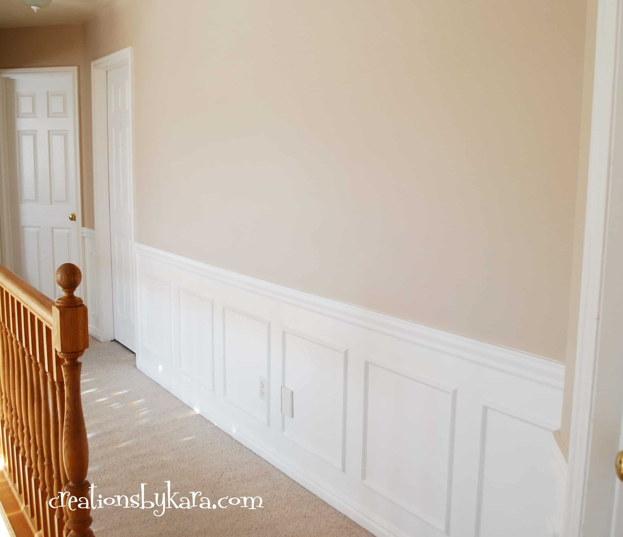 Best ideas about Wall Molding DIY
. Save or Pin DIY hallway wainscoting Now.