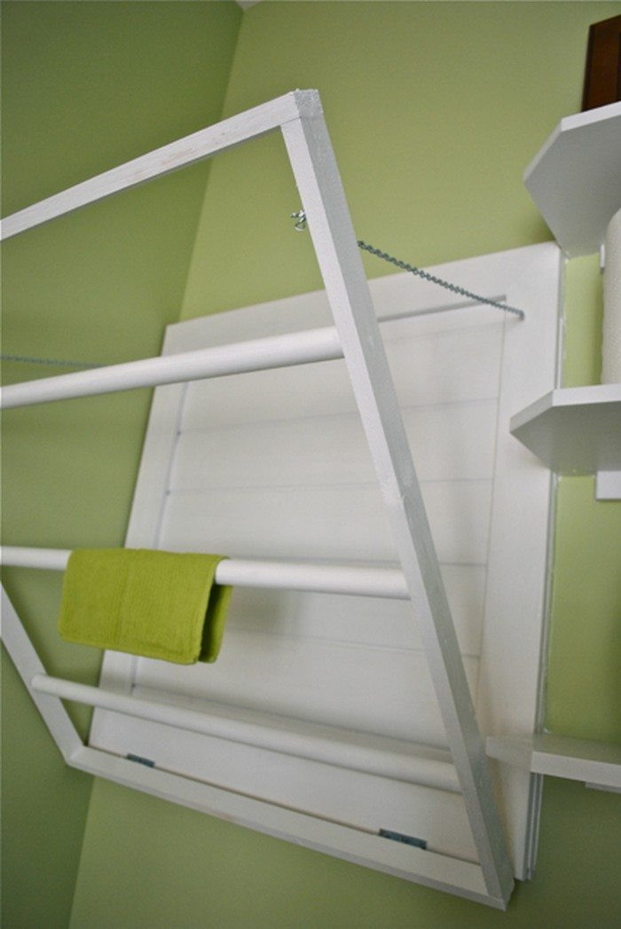 Best ideas about Wall Mounted Drying Rack DIY
. Save or Pin DIY Wall Mounted Drying Rack Now.