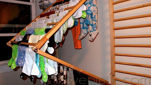 Best ideas about Wall Mounted Drying Rack DIY
. Save or Pin DIY Wall Mounted Folding Clothes Dryer Rack Now.