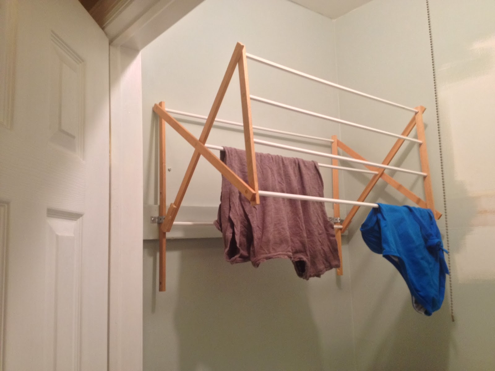 Best ideas about Wall Mounted Drying Rack DIY
. Save or Pin 10 DIY Laundry Drying Racks For Small Spaces Now.