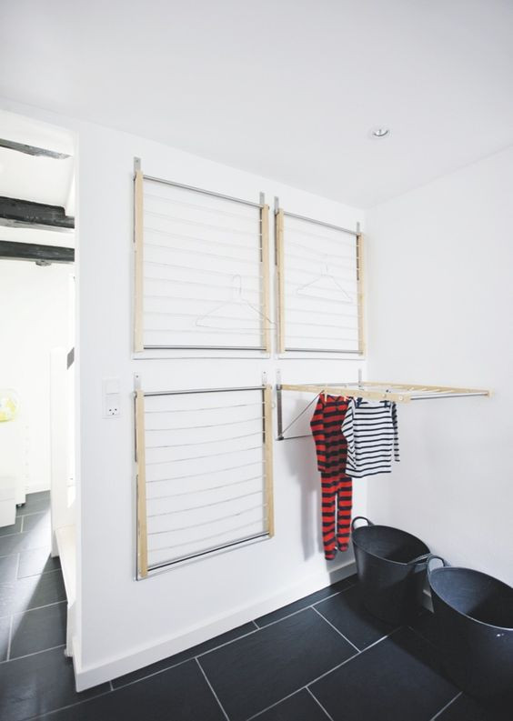 Best ideas about Wall Mounted Drying Rack DIY
. Save or Pin 30 Ideas To Keep Your Utility Spaces Uncluttered DigsDigs Now.