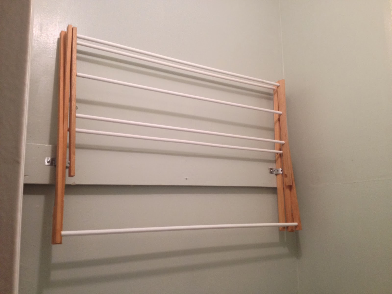 Best ideas about Wall Mounted Drying Rack DIY
. Save or Pin Two It Yourself DIY Laundry Drying Rack Wall Mount from Now.
