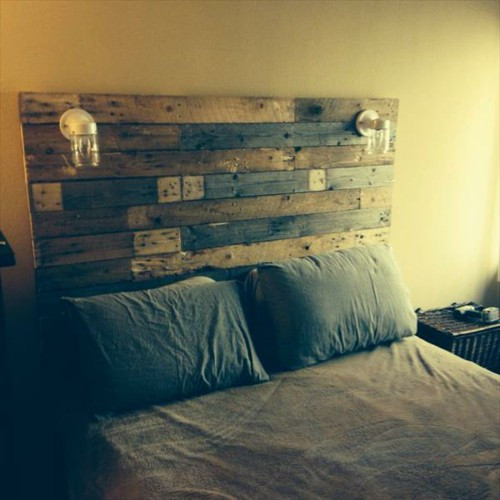 Best ideas about Wall Mounted Headboard DIY
. Save or Pin DIY Headboard From Euro pallets – Fresh Design Pedia Now.