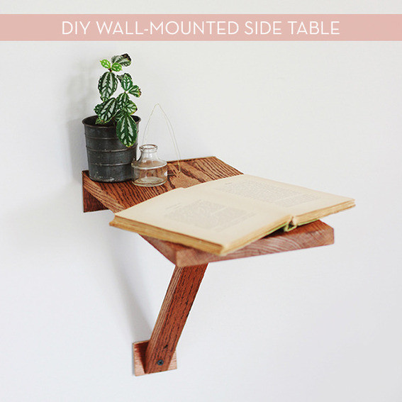 Best ideas about Wall Mounted Table DIY
. Save or Pin Make It Easy DIY Wall Mounted Side Table Curbly Now.