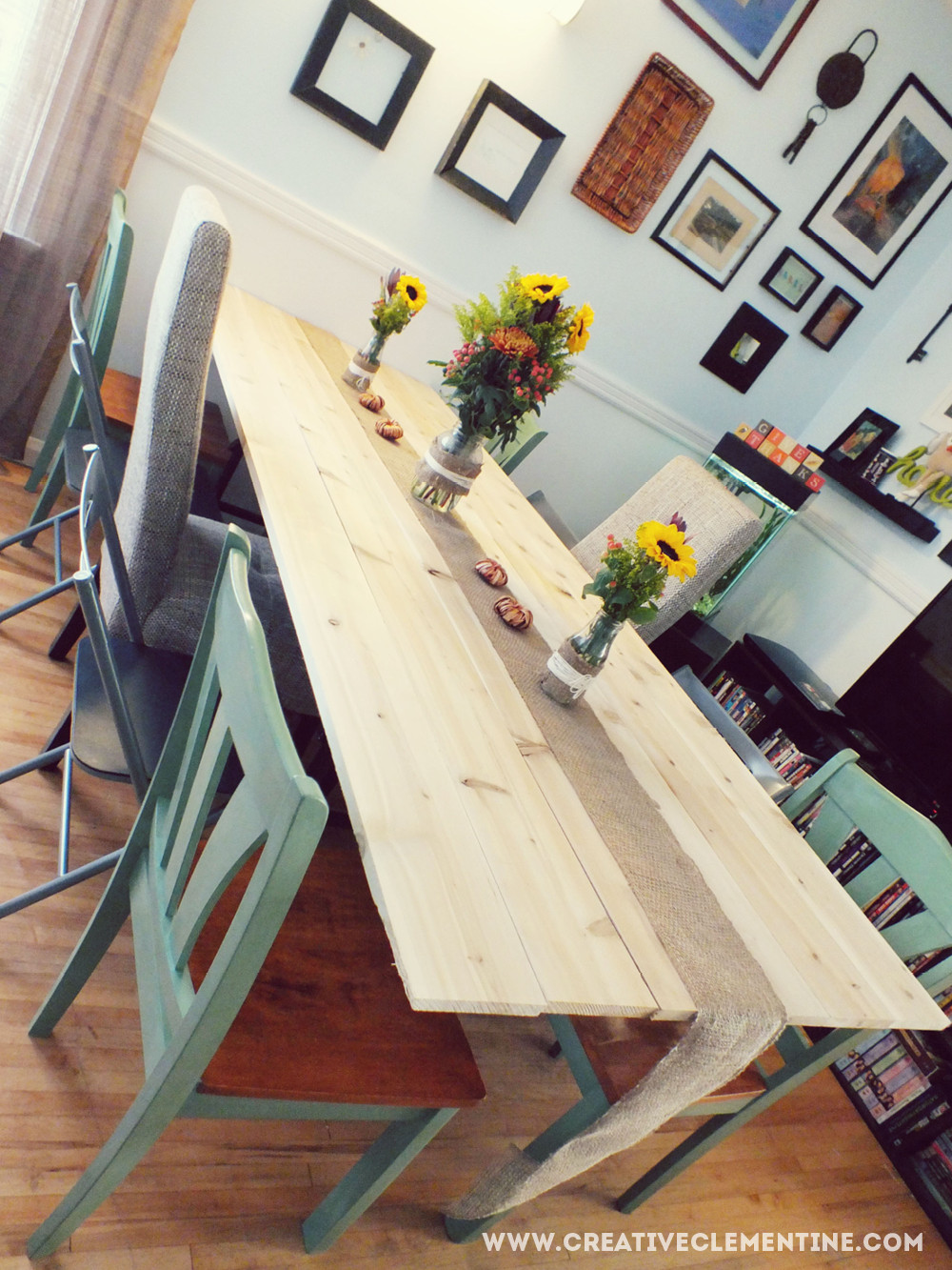 Best ideas about Wall Mounted Table DIY
. Save or Pin DIY Wall Mounted Holiday Dining Table Creative Clementine Now.