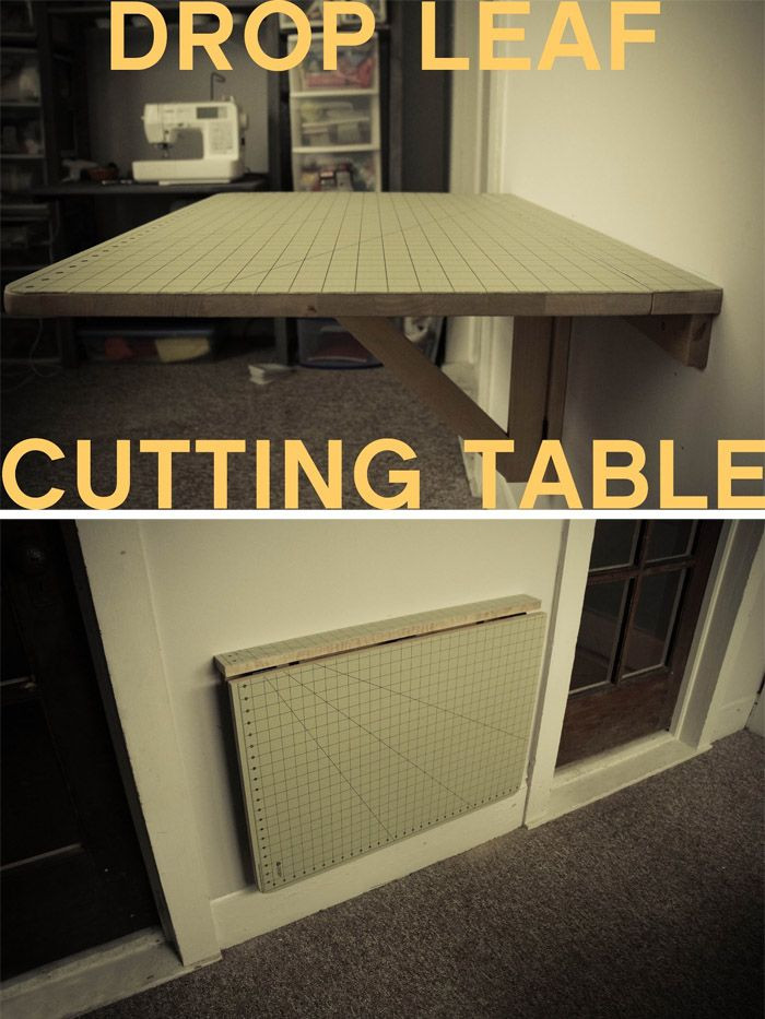 Best ideas about Wall Mounted Table DIY
. Save or Pin DIY Drop Down Cutting Table made from a IKEA wall Now.