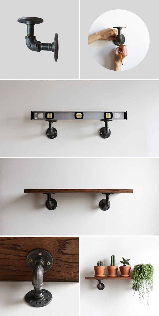 Best ideas about Wall Shelves DIY
. Save or Pin DIY Industrial Wall Shelves – Alana Jones Mann Now.