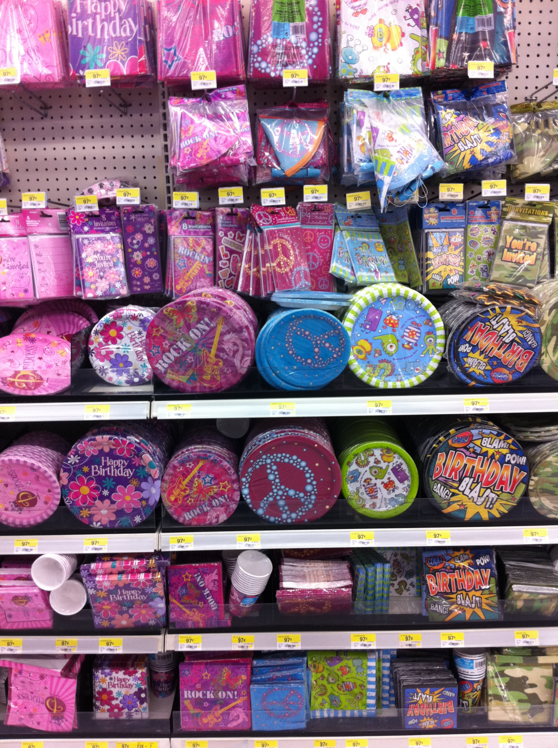 Best ideas about Walmart Birthday Decorations
. Save or Pin Walmart s Party Assortment Frugal Upstate Now.