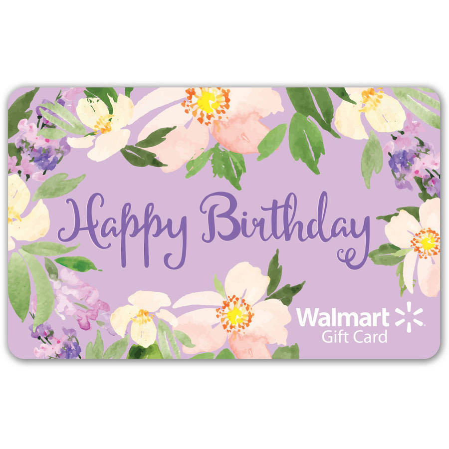Best ideas about Walmart Birthday Gifts
. Save or Pin Floral Birthday Walmart Gift Card Walmart Now.