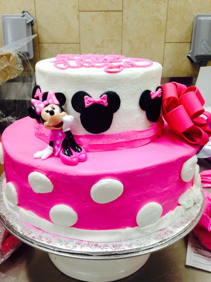 Best ideas about Walmart Cake Designs For Birthday
. Save or Pin Minnie Mouse cake Two tier cake Walmart cake Walmart Now.