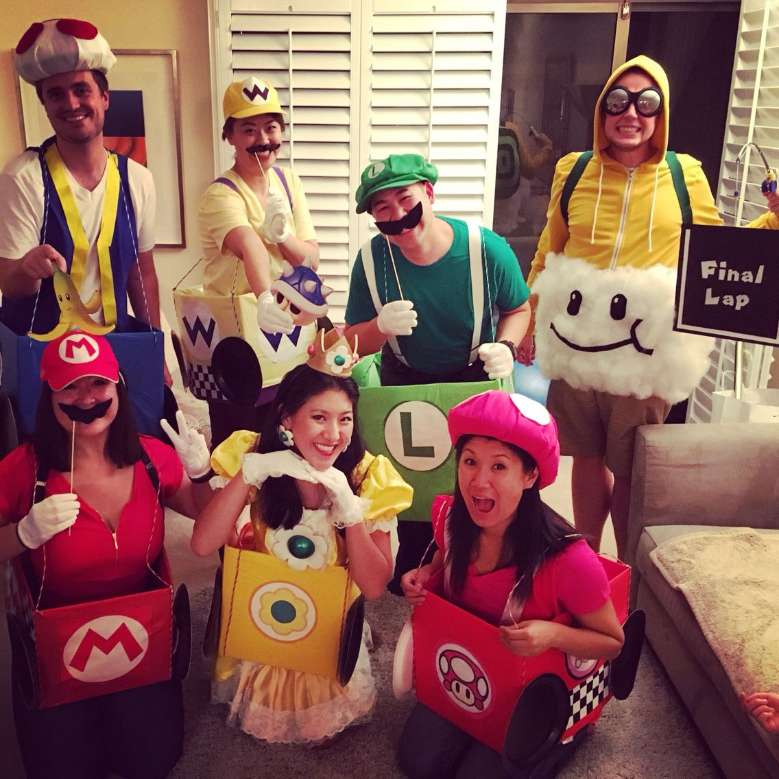 Best ideas about Wario Costume DIY
. Save or Pin Group costume idea Mario Kart Luigi Mario Princess Now.