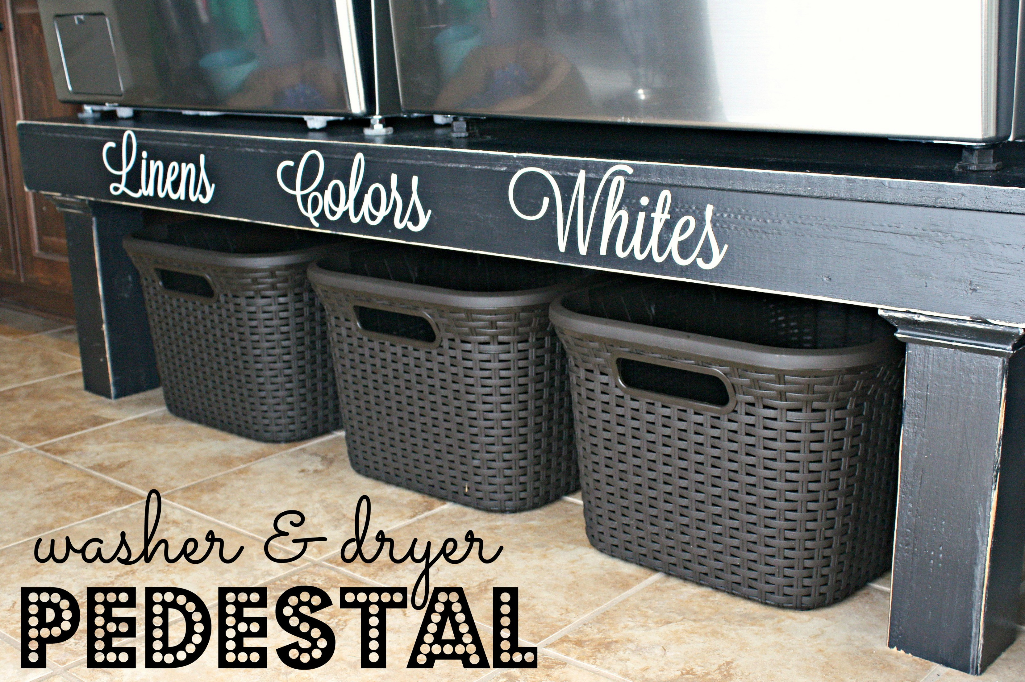 Best ideas about Washer And Dryer Pedestal DIY
. Save or Pin DIY Washer & Dryer Pedestal Now.