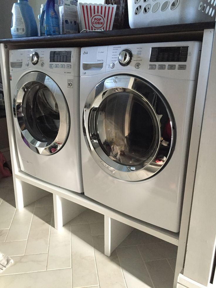 Best ideas about Washer And Dryer Pedestal DIY
. Save or Pin Washer & Dryer Pedestal and Surround Now.