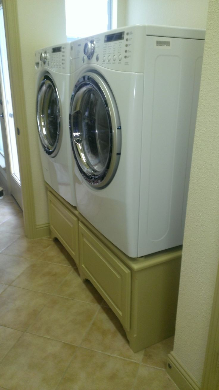 Best ideas about Washer And Dryer Pedestal DIY
. Save or Pin DIY washer and dryer pedestal DIY Now.