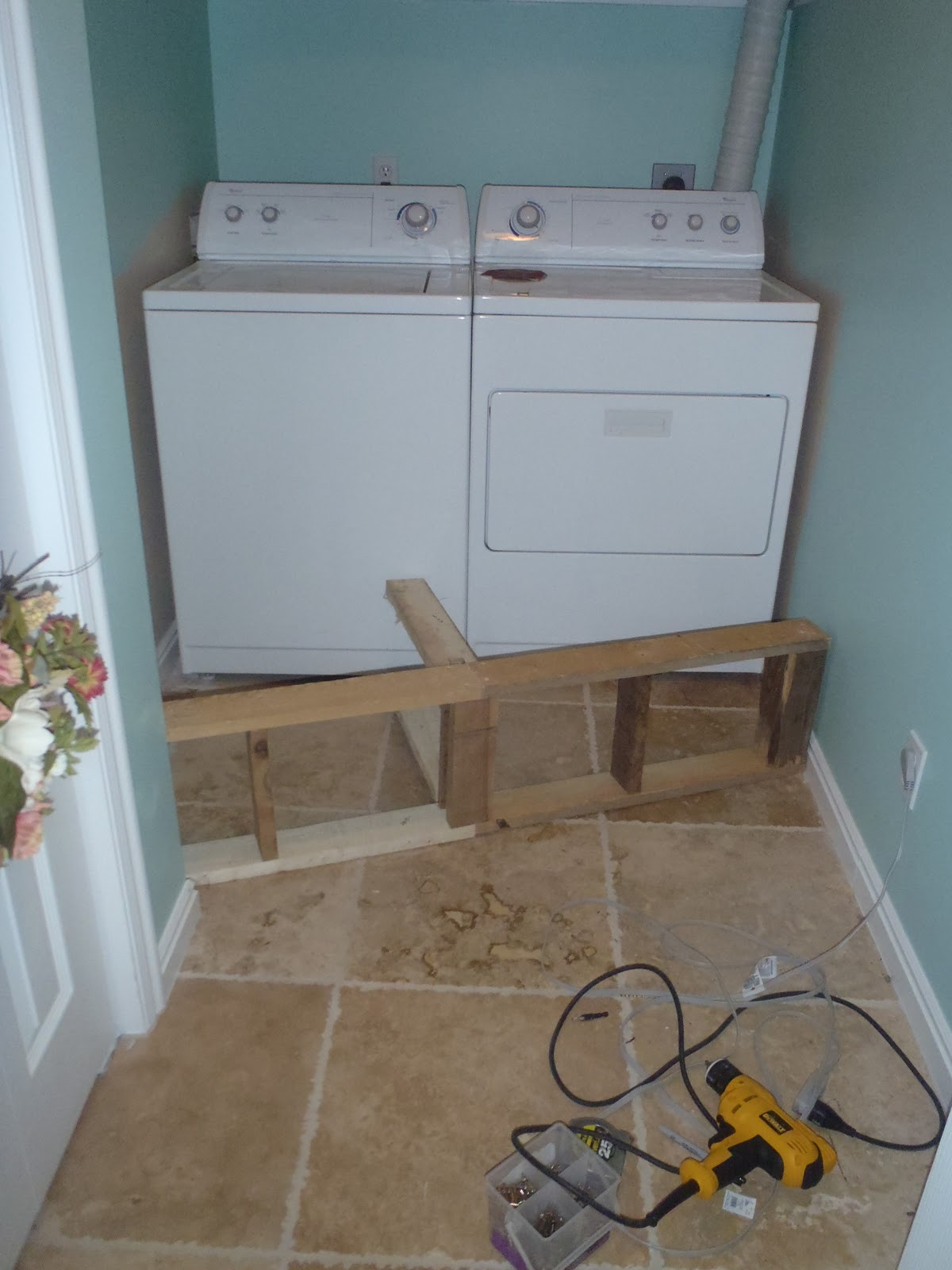 Best ideas about Washer And Dryer Stands DIY
. Save or Pin DIY – Washer & Dryer Stand Now.