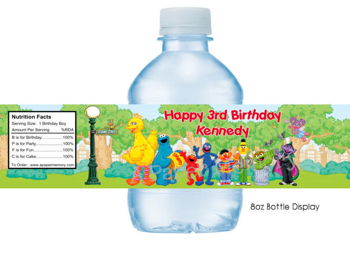 Best ideas about Water Bottle Label DIY
. Save or Pin Sesame Street Water Bottle Labels DIY Printable Now.