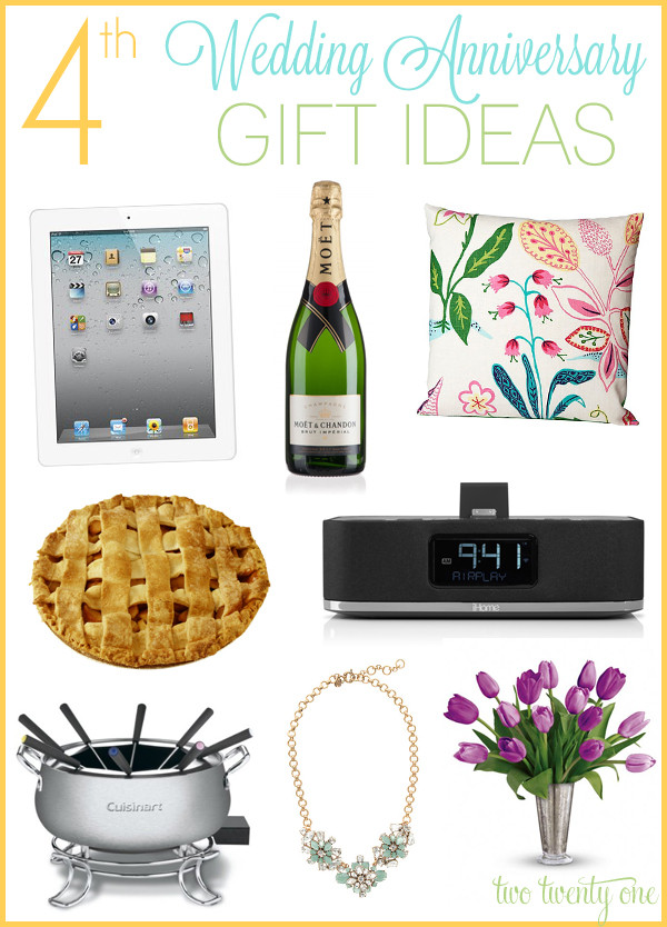 Best ideas about Wedding Anniversary Gift Ideas For Her
. Save or Pin 4th Anniversary Gift Ideas Now.