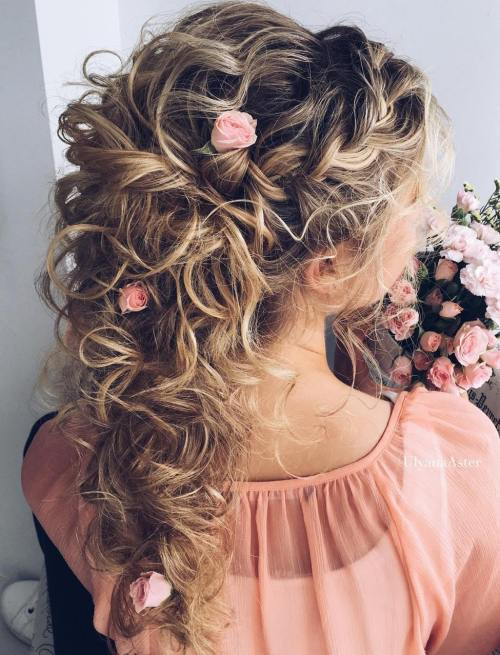 Best ideas about Wedding Curly Hairstyles
. Save or Pin 20 Soft and Sweet Wedding Hairstyles for Curly Hair 2019 Now.