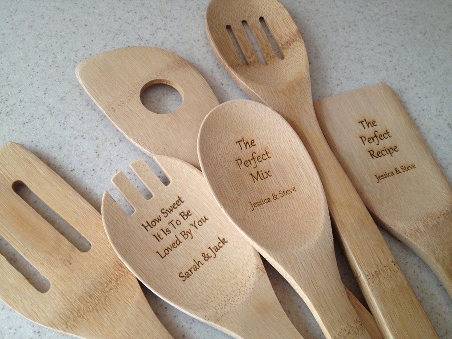 Best ideas about Wedding Gift Engraving Ideas
. Save or Pin Utensil Set Bridal Shower Gift Tupperware Party by Now.