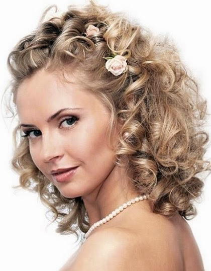 Best ideas about Wedding Hairstyles For Curly Hair
. Save or Pin Medium Length Wedding Hairstyles Wedding Hairstyle Now.