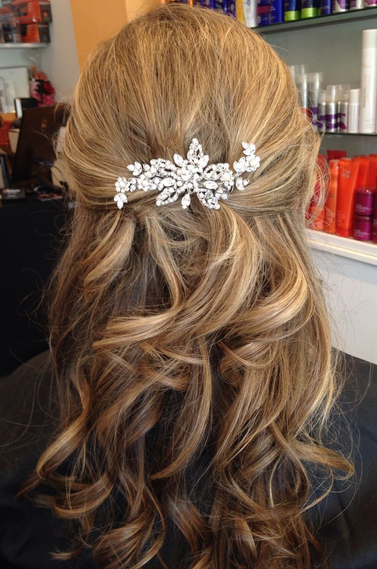 Best ideas about Wedding Hairstyles For Medium Hair Down
. Save or Pin Image result for half up half down wedding hair medium Now.
