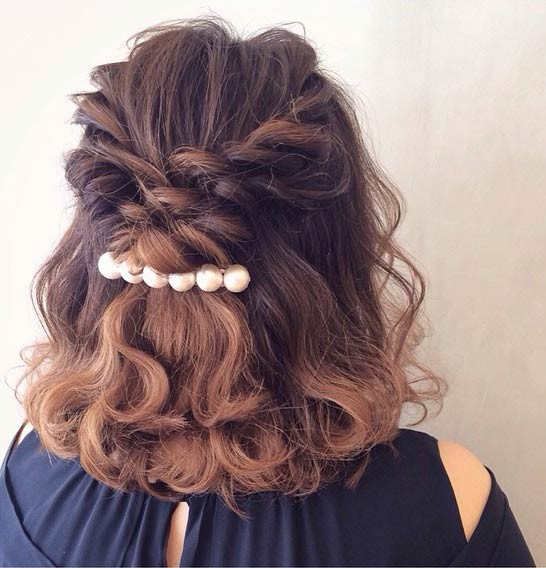 Best ideas about Wedding Hairstyles For Medium Length Hair Half Up
. Save or Pin 31 Half Up Half Down Hairstyles for Bridesmaids Now.