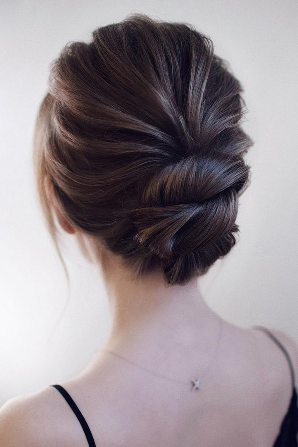 Best ideas about Wedding Hairstyles Low Buns
. Save or Pin 15 Stunning Low Bun Updo Wedding Hairstyles from Now.