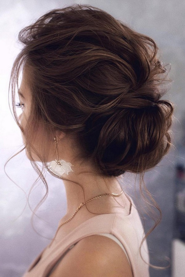 Best ideas about Wedding Hairstyles Low Buns
. Save or Pin 15 Stunning Low Bun Updo Wedding Hairstyles from Now.