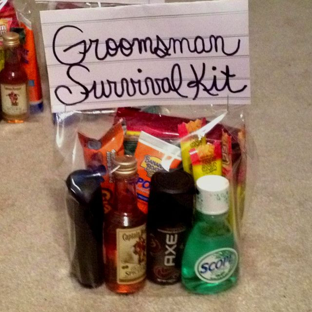 Best ideas about Wedding Party Gift Ideas For Groomsmen
. Save or Pin 25 Best Ideas about Groom Survival Kits on Pinterest Now.