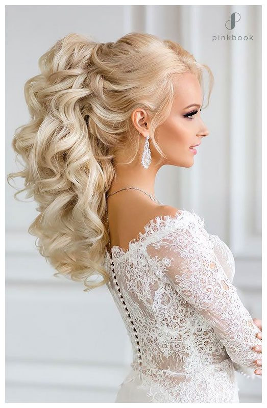 Best ideas about Wedding Ponytail Hairstyles
. Save or Pin 10 Beautiful Wedding Hairstyles For Long Hair l Pink Book Now.