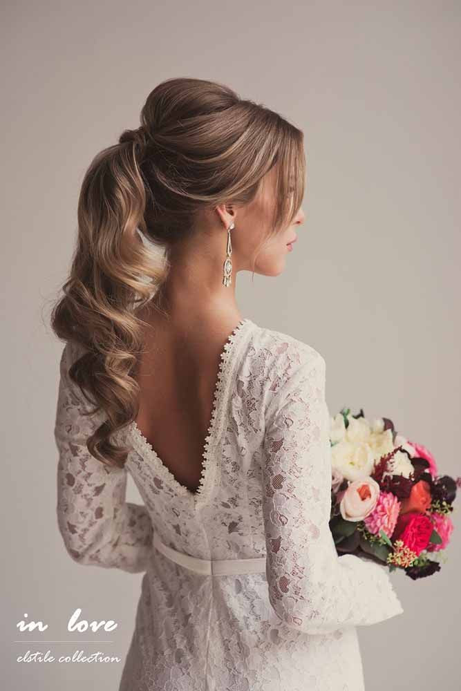 Best ideas about Wedding Ponytail Hairstyles
. Save or Pin 72 Best Wedding Hairstyles For Long Hair 2019 Now.