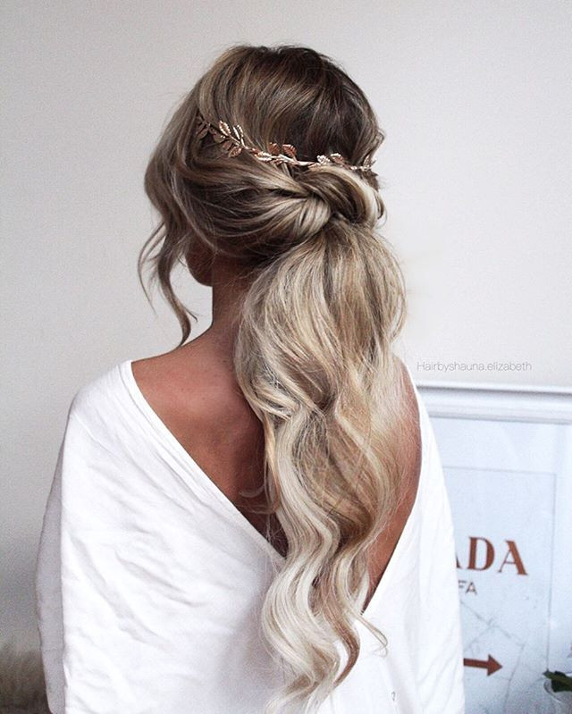 Best ideas about Wedding Ponytail Hairstyles
. Save or Pin Low textured pony … Now.