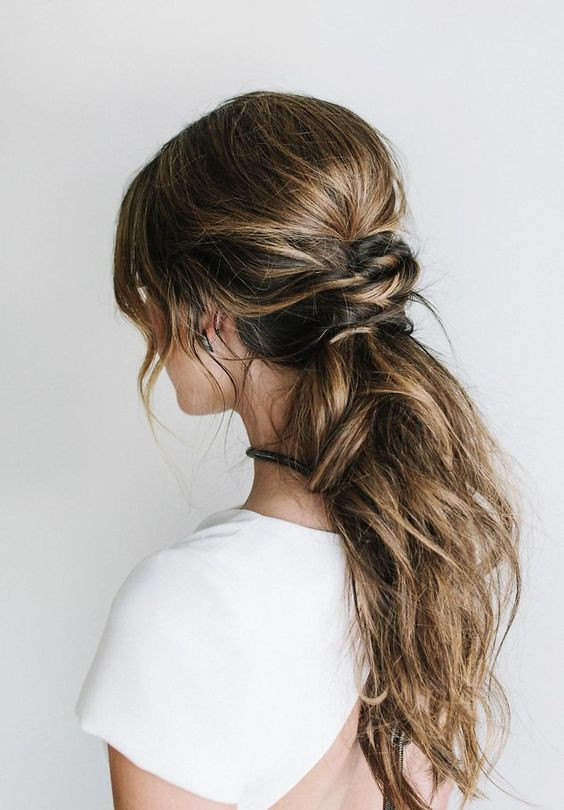 Best ideas about Wedding Ponytail Hairstyles
. Save or Pin 41 Trendy And Chic Messy Wedding Hairstyles Weddingomania Now.