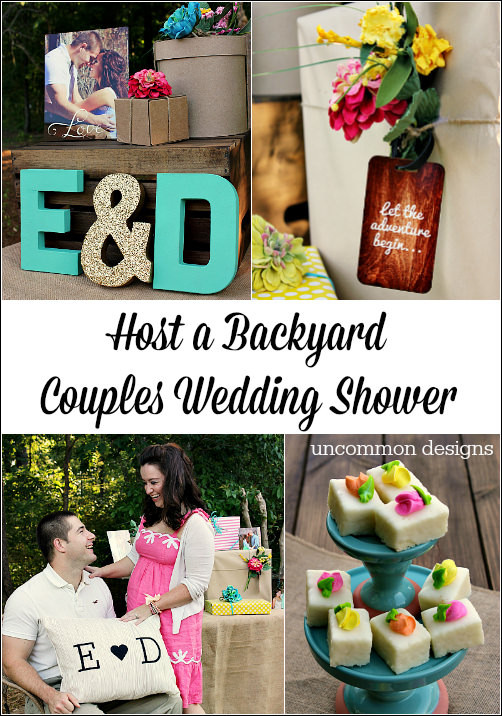 Best ideas about Wedding Shower Gift Ideas For Couples
. Save or Pin Backyard Couples Wedding Shower Un mon Designs Now.