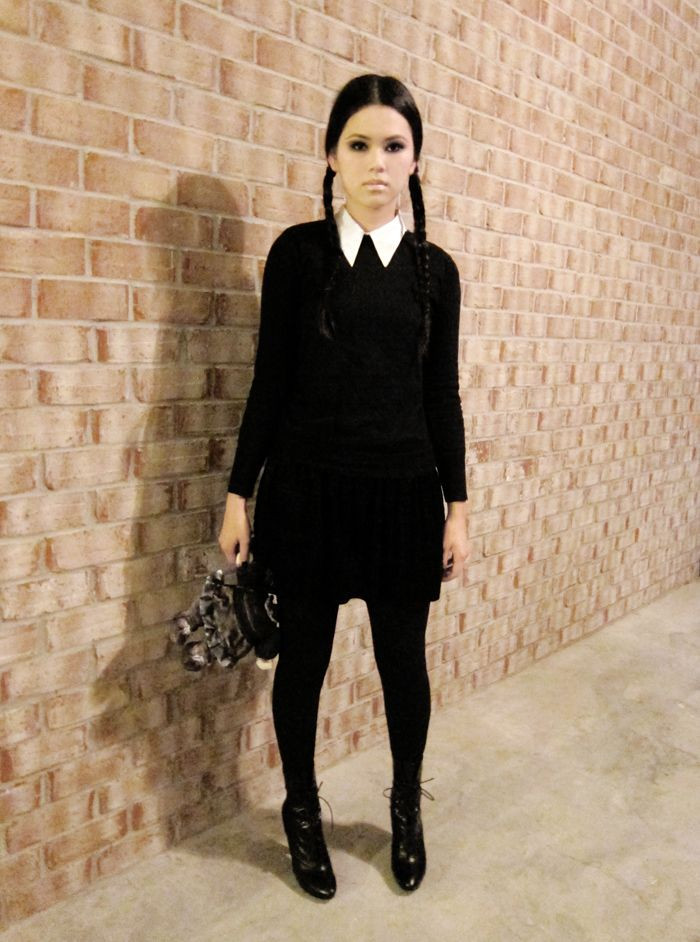 Best ideas about Wednesday Addams Costume DIY
. Save or Pin 20 DIY TV And Movie Character Costumes Now.