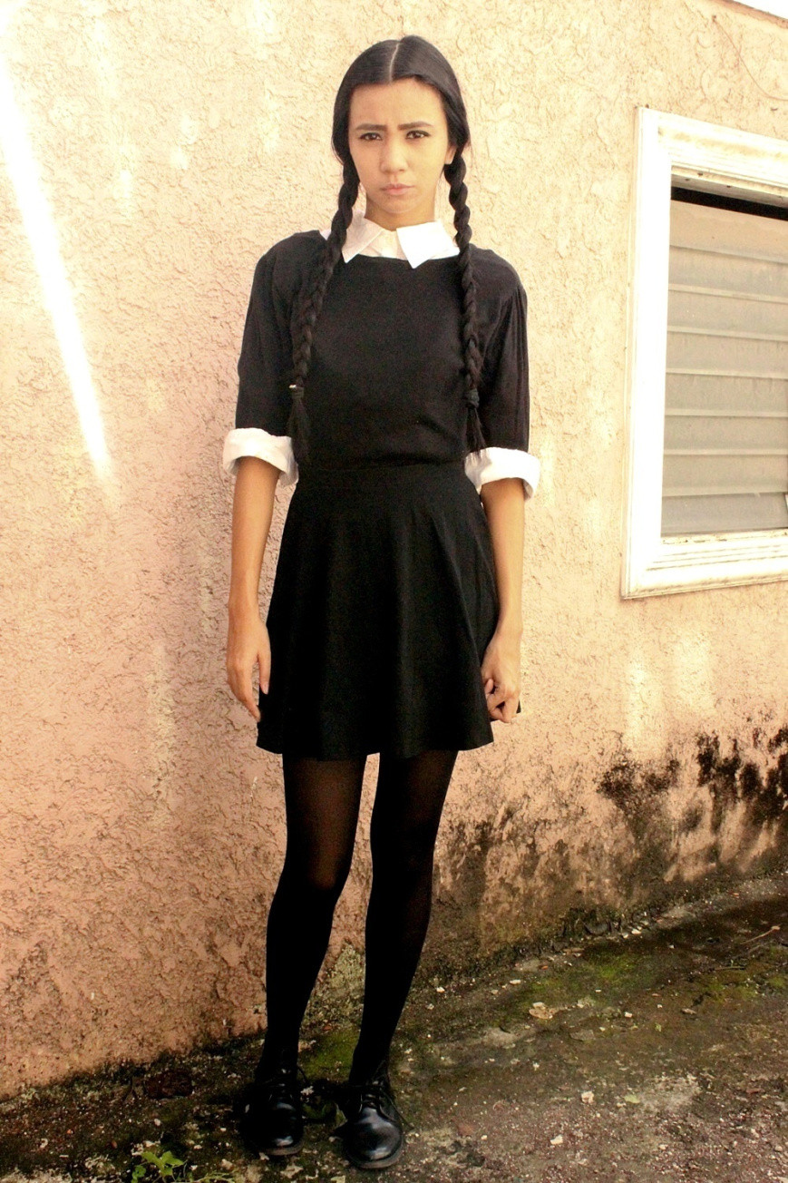 Best ideas about Wednesday Costume DIY
. Save or Pin DIY WEDNESDAY ADDAMS HALLOWEEN COSTUME Now.