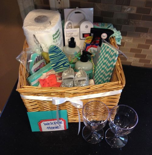 Best ideas about Welcome Home Gift Ideas
. Save or Pin 9 best Wel e Home Baskets images on Pinterest Now.