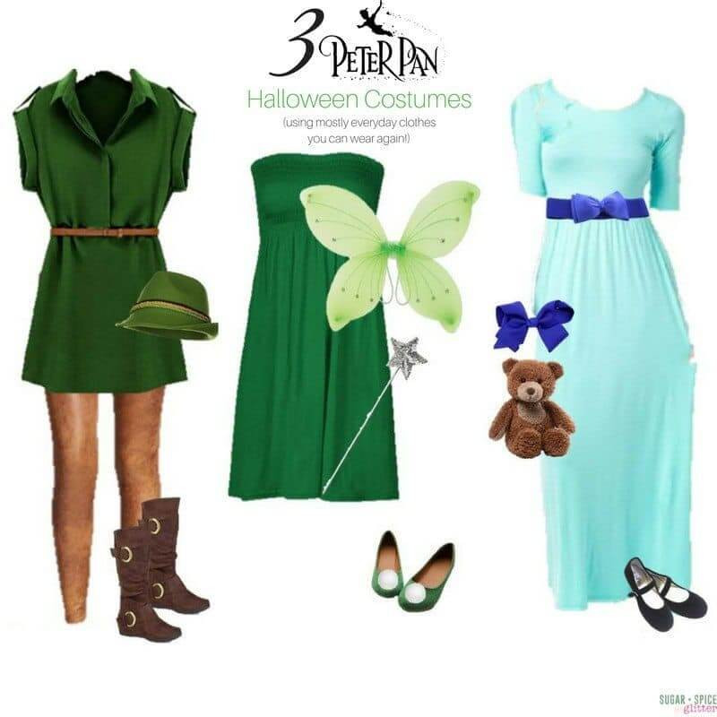 Best ideas about Wendy Costume DIY
. Save or Pin Disney Halloween Costumes from Everyday Clothes ⋆ Sugar Now.