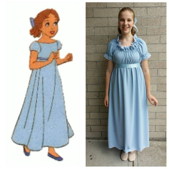 Best ideas about Wendy Darling Costume DIY
. Save or Pin Upcycled Peter Pan Costume Wendy Darling Costume Light Now.