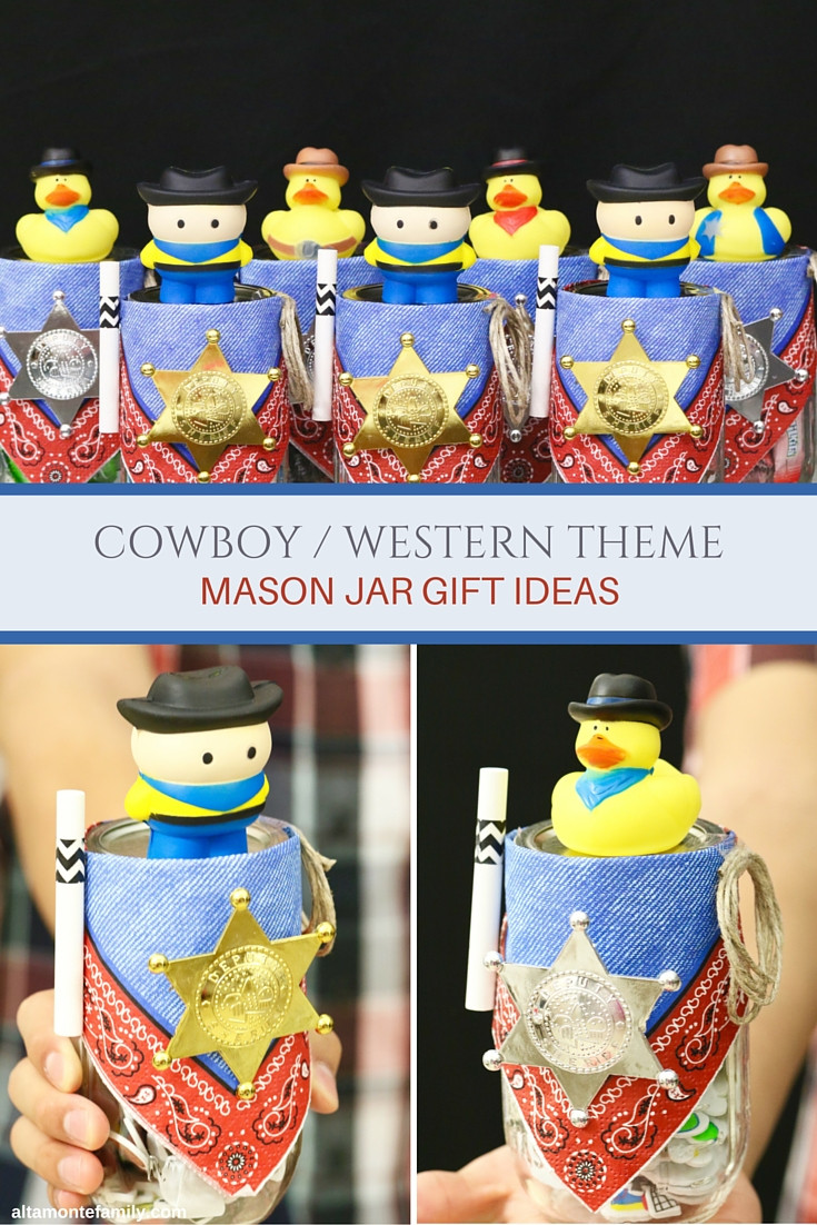 Best ideas about Western Gift Ideas
. Save or Pin Cowboy Mason Jar Gift Idea Now.
