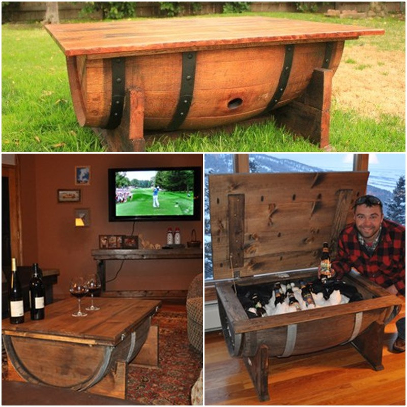 Best ideas about Whiskey Barrel Table DIY
. Save or Pin DIY a Table from Old Whiskey Barrel Two Ways Now.