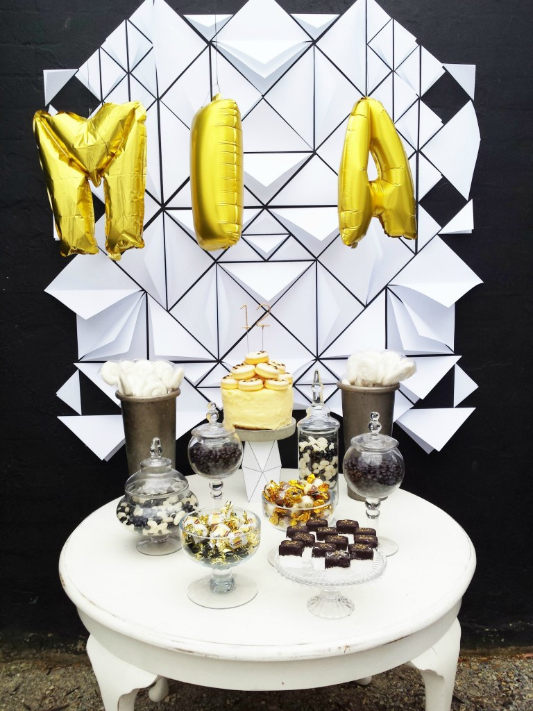 Best ideas about White And Gold Birthday Decorations
. Save or Pin BLACK WHITE & GOLD THEMED PARTY Now.