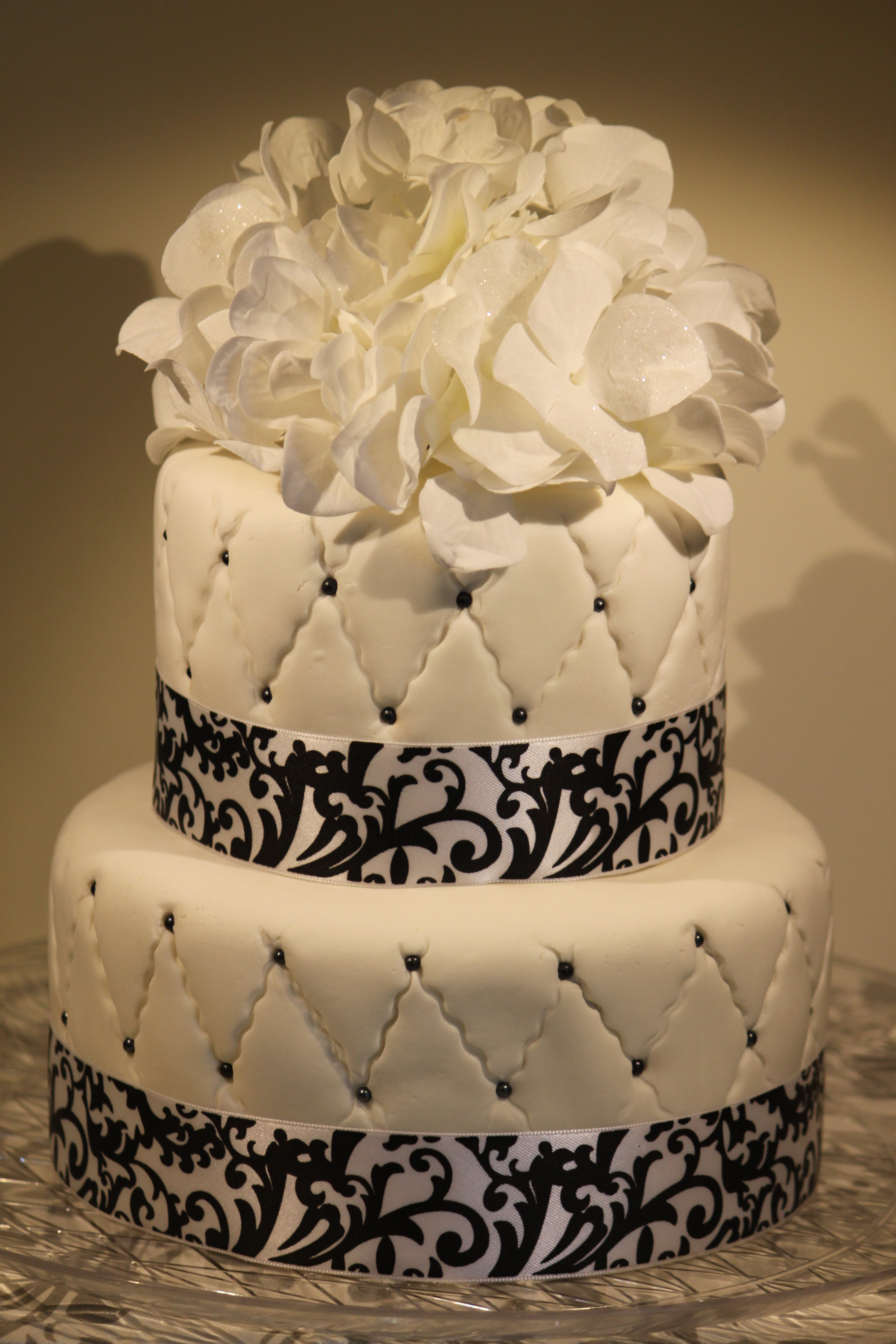 Best ideas about White Birthday Cake
. Save or Pin Black and White Quilted Fondant Birthday Cake Now.