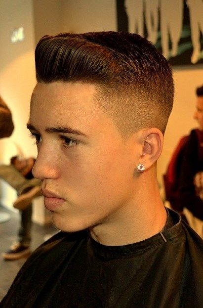 Best ideas about White Boys Hair Cut
. Save or Pin High fade with Pomp Men s Grooming Pinterest Now.