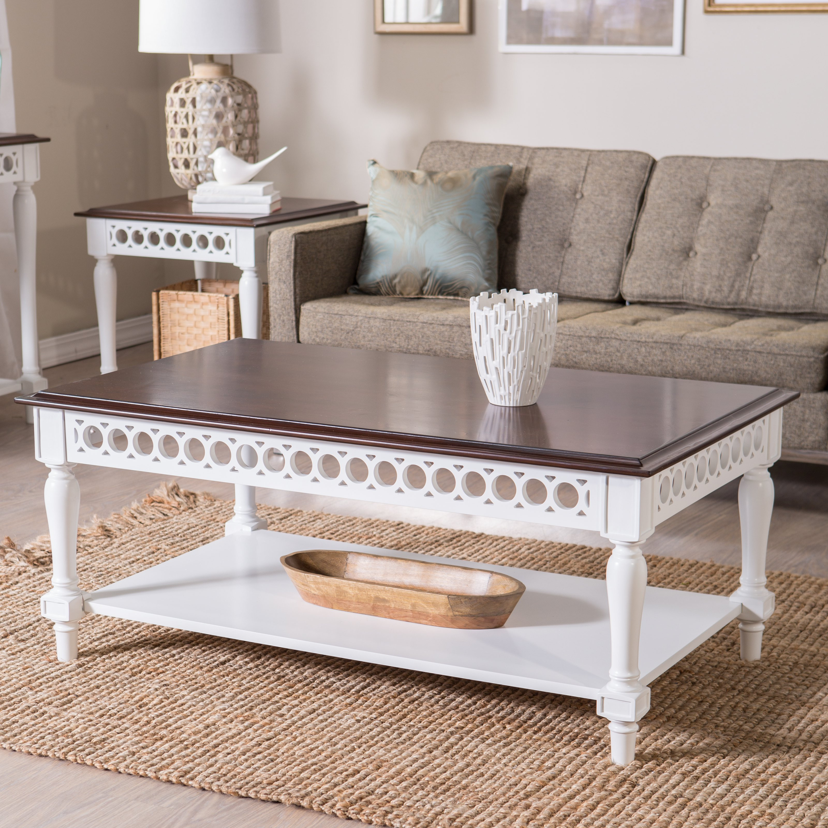 Best ideas about White Coffee Table
. Save or Pin Belham Living Jocelyn Coffee Table White Walnut Coffee Now.