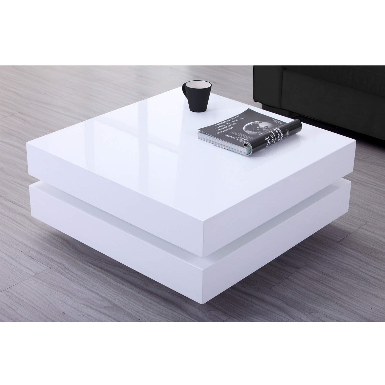 Best ideas about White Coffee Table
. Save or Pin High Gloss White Coffee Table with LED Lighting Tiffany Now.