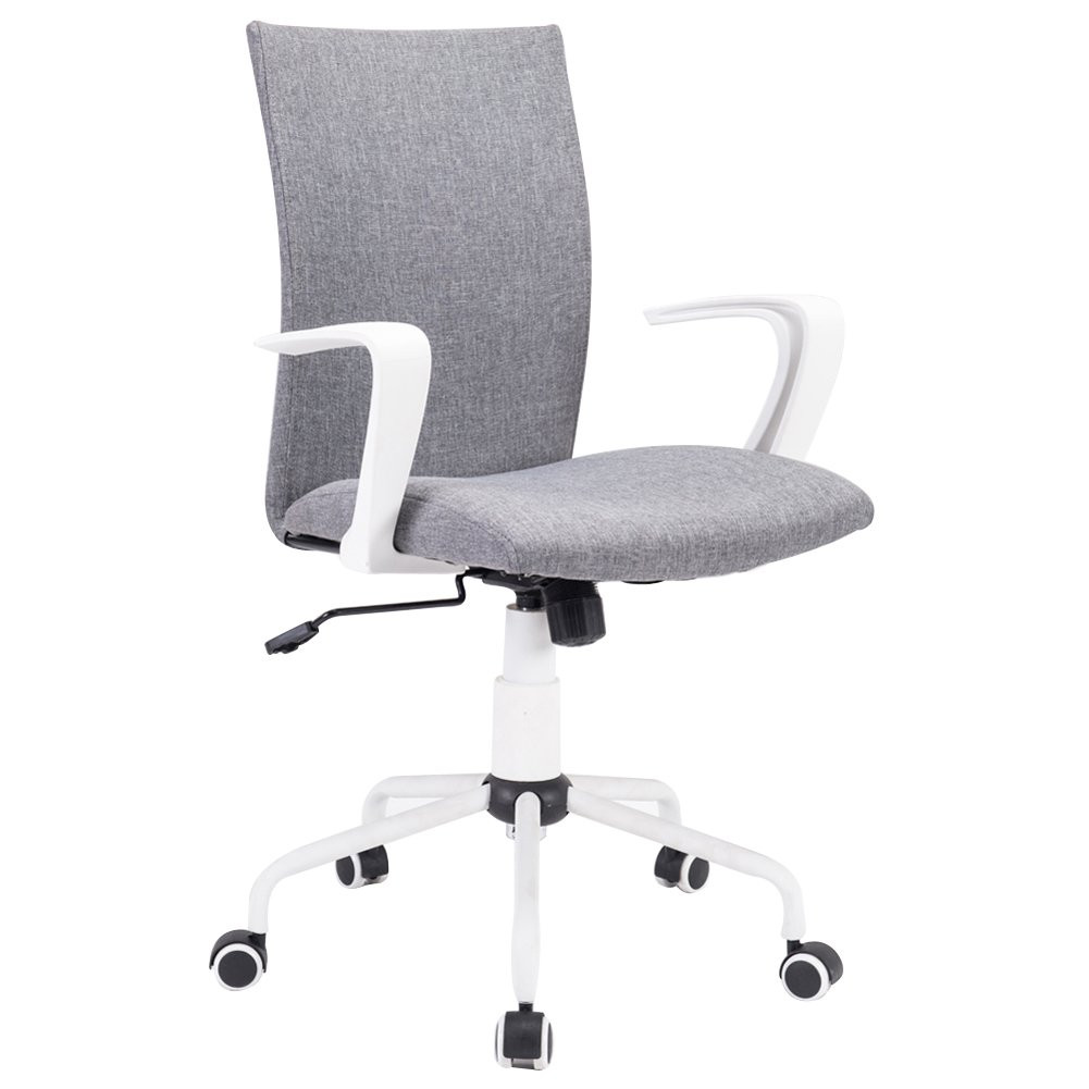 Best ideas about White Computer Chair
. Save or Pin Grey puter Desk Chair fort White To Home fice Task Now.