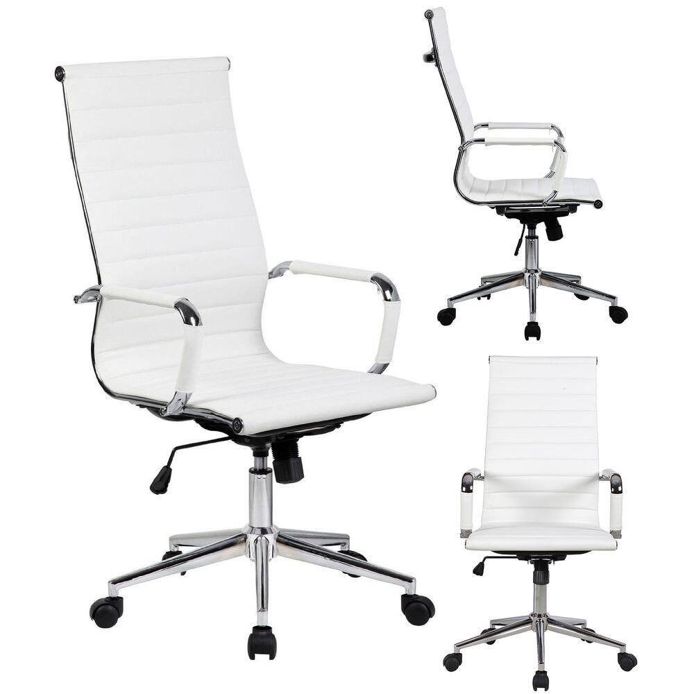 Best ideas about White Computer Chair
. Save or Pin Best Modern HighBack White PU Leather fice Desk Chair Now.