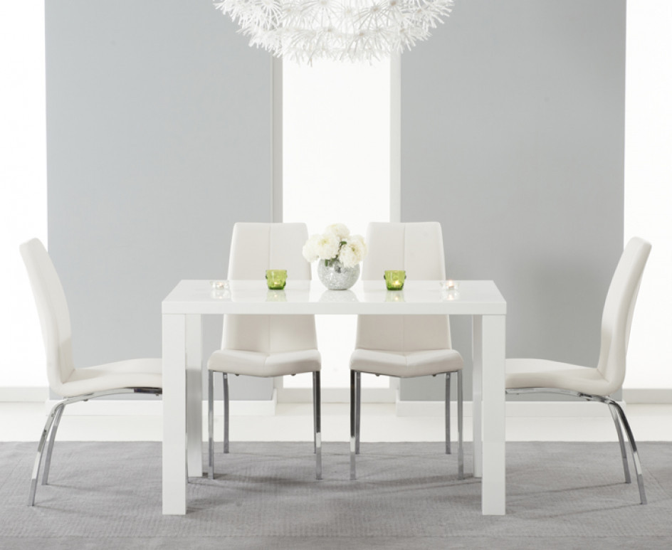 Best ideas about White Dining Table
. Save or Pin Atlanta 120cm White High Gloss Dining Table with Cavello Now.