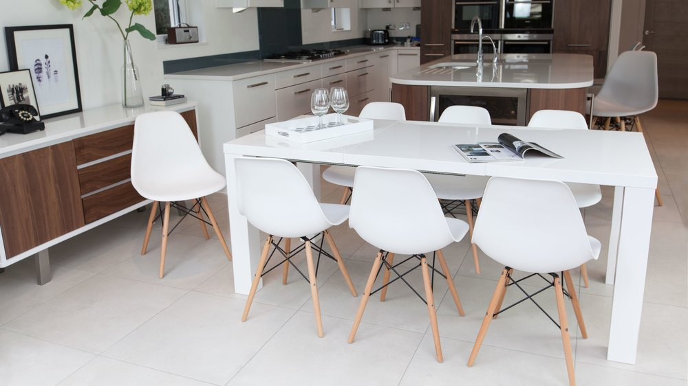 Best ideas about White Dining Table
. Save or Pin Fern White Gloss Extending Dining Table Now.